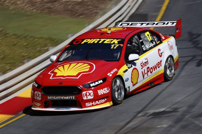 Scott McLaughlin of DJR Team Penske during the ,  at the , , , March 03, 2017.