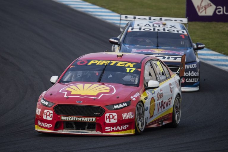 Scott McLaughlin of DJR Team Penske during the , , , April 21, 2018.