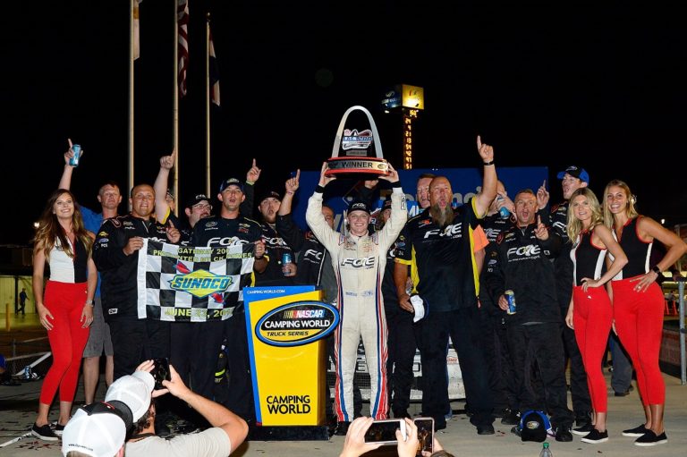 NASCAR Camping World Truck Series Villa Lighting delivers the Eaton 200