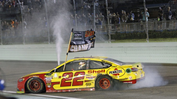 Joey Logano Wins Homestead 2018 Championship Onpitroad Com