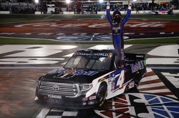 Nemechek Speeds to Third Win of the Season