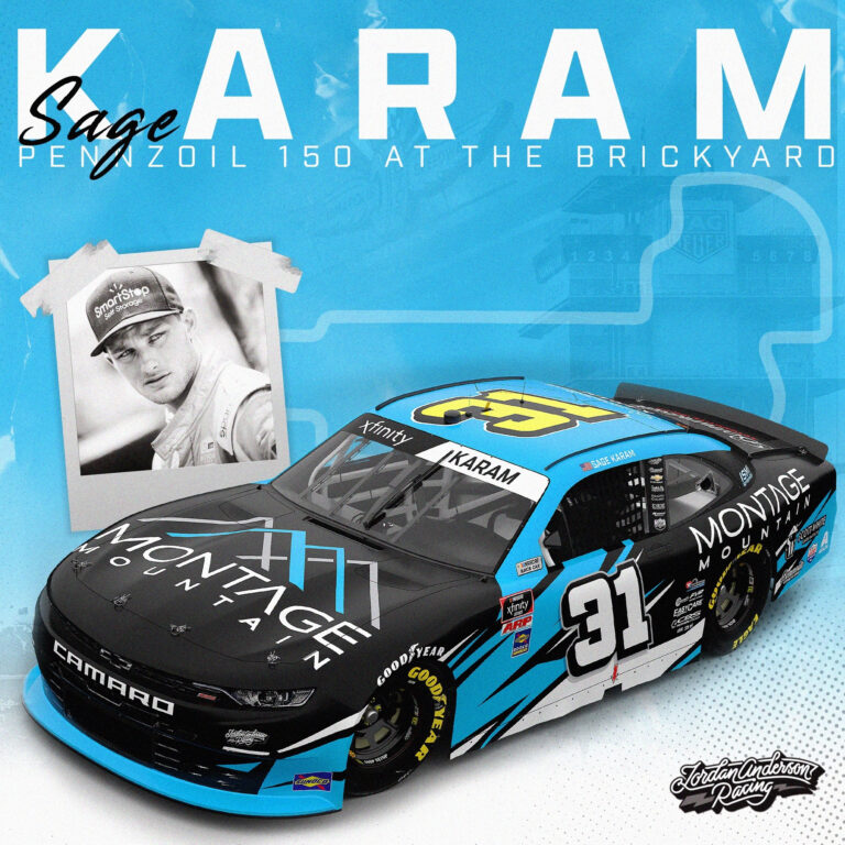 Sage Karam to pilot the #31 for