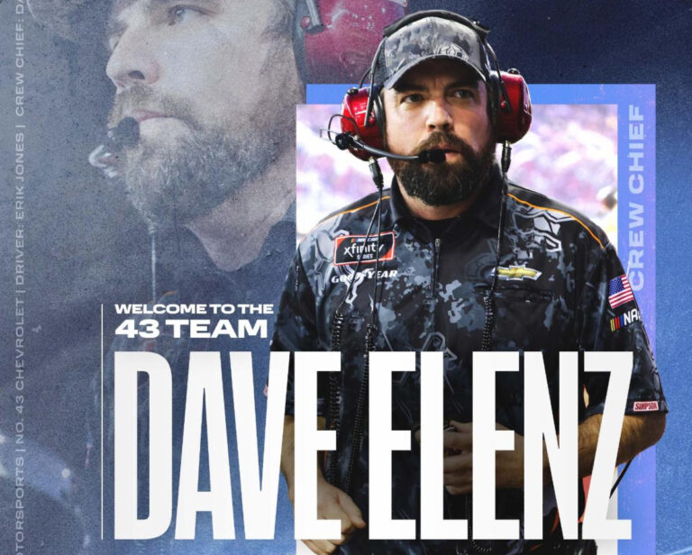 DAVE ELENZ NAMED CREW CHIEF FOR RICHARD PETTY MOTORSPORTS