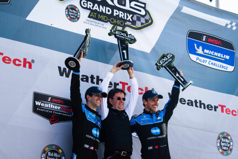 No. 10 Konica Minolta Acura ARX-05 Takes Thrilling Second Consecutive Victory at Mid-Ohio