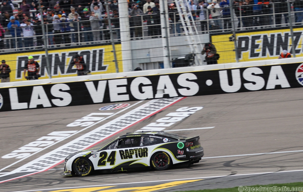 William Byron leads 1-2-3 Hendrick Motorsports sweep at Las Vegas ...