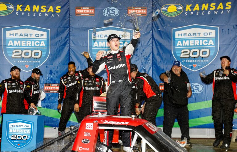 Corey Heim powers No. 11 Toyota to impressive victory at Kansas