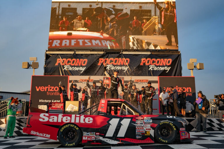 TRICON GARAGE DRIVER DOMINATES NASCAR CRAFTSMAN TRUCK SERIES CRC BRAKLEEN 175