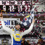 Chase Elliott wins Cook Out Clash at historic Bowman Gray Stadium