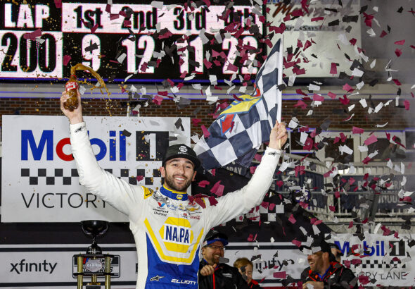 Chase Elliott wins Cook Out Clash at historic Bowman Gray Stadium